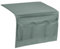 PATIKIL Betttasche, Bettablage Bettablage Bettablage 4 Taschen Betttaschen Bettablage Hängende Aufbewahrungstasche für Fernbedienung Schlafzimmer Handys Brille, Grau
