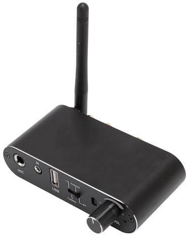 Digital-Analog-Sound-Konverter, Multifunktional, Fernübertragung mit Fernbedienung, für Fernseher, Spielekonsolen, Lautsprecher
