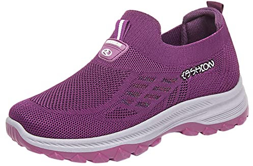 Scarpe da tennis da donna Scarpe da tennis da palestra per donna Pickleball o scarpe da passeggio Scarpe da ginnastica da donna Scarpe da corsa da donna Scarpe da ginnastica alla moda da donna, Viola,