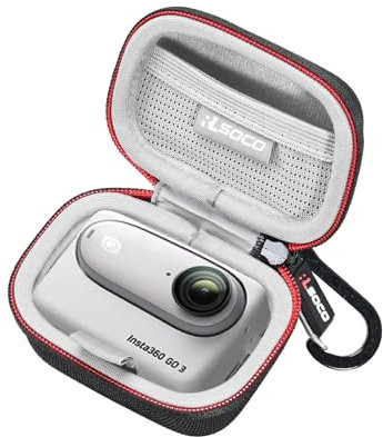 RLSOCO Tasche für Insta360 GO 3S/GO 3 Tragbare 4K Mini Kamera (Schwarz)