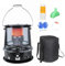 Petroleumheizung, Tragbarer Kleiner Petroleumofen, Höhenverstellbar, Mit Griff, Zum Heizen, Angeln, Jagen, Wandern, Camping(Black)