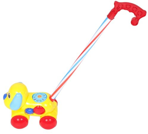 NAMOARLY Kleinkind-Kinderwagen -ziehspielzeug Lauflernhilfen Hölzerner Wanderer Reiten Kleinkind Auto Kleinkind- -Kinderwagen- Schieben Kunststoff