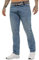 Pantalon Jeans Coupe Regular Coton Homme avec Ceinture EZ399 Bleu Clair 36W / 30L