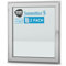 ThermoMax 5 Classic Kunststoff-Fenster, Uw-Wert 1,3, BxH: 105x120cm / 1050x1200mm, DIN links (Griff rechts), mit 2-fach Wärme-Isolier-Verglasung, Winkhaus Sicherheitssystem & Rehau Profil