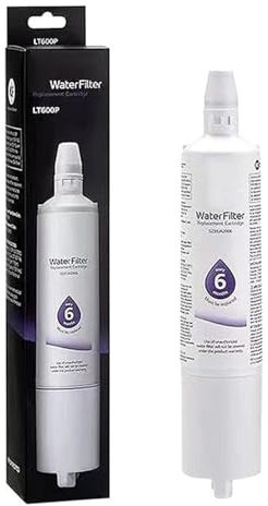 QCKRTAU Ersatz-Kühlschrank-Wasserfilter LT600P, Kompatibel Mit LG, Kompatibel Mit Kenmore, 5231JA2006A, 5231JA2006B, 5231JA2006F | Hohe Kapazität, Einfache Selbstinstallation(1pcs)