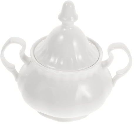 SOLUSTRE Caffettiera Vintage Contenitore Per Farina In Ceramica Contenitore Per Zucchero In Ceramica Zuccheriera Divertente Dispenser Per Zucchero Brocca Per Lattiera Zuccheriera In