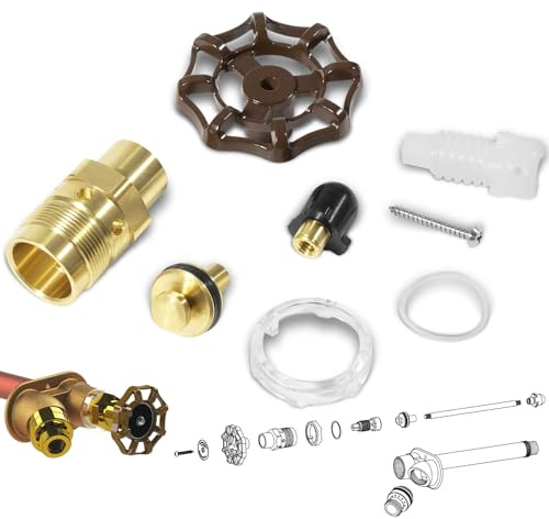 yourour Kit de réparation RK-25, poignée en métal pour robinet extérieur compatible avec les robinets muraux sans gel Woodford modèles 20, 25 et 27