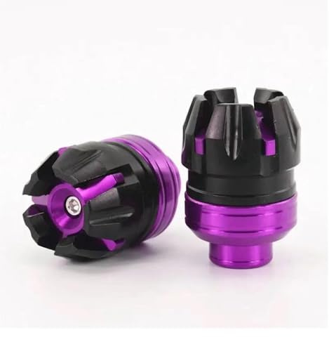 Protezione Universale Sospensioni Anteriori Slitta Telaio Protezione Anticaduta Moto Scooter Bici Elettrica Distanziale manubrio moto(Viola)