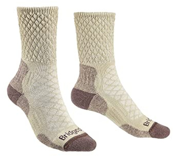 Bridgedale HIKE Lightweight Merino Comfort Boot-Women's- Medium-Sand