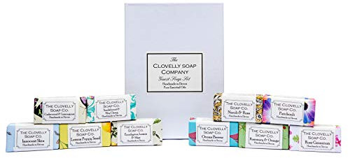 Clovelly Soap Co Natural Handmade Mini Guest Soap Gift Set 10 Bars