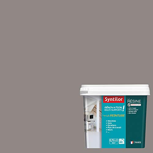 Syntilor - Peinture De Rénovation Multi-Supports Brun Cappuccino Satiné 0,75L