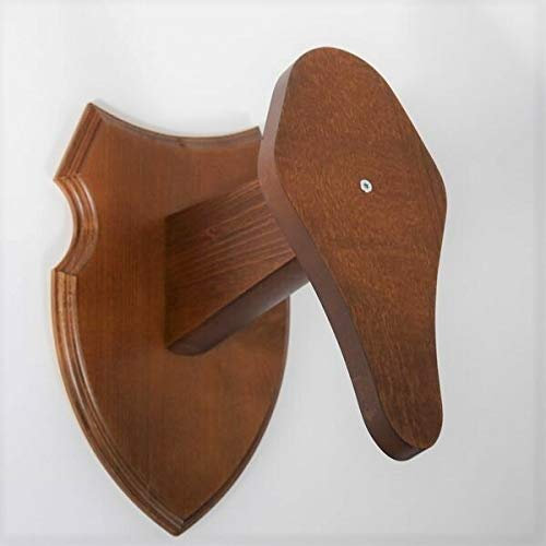 GTK - Geweihe & Trophäen KRUMHOLZ Trophäenschild für Mufflon Muffel Widder Trophäe Trophäenbrett Geweihbrett