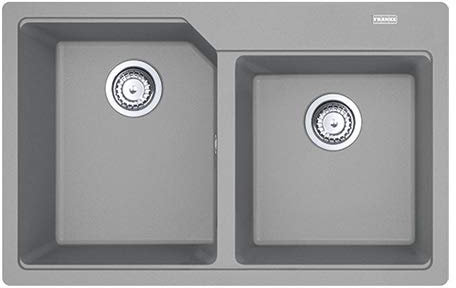 Franke 114.0575.060 Fregadero de Cocina Empotrado de Granito, Gris Piedra, Normal