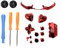 Diyeeni Boutons et Outils de Remplacement pour Jeu de Tournevis Xbox 360 Joystick, Xbox 360 Controller(Rouge)