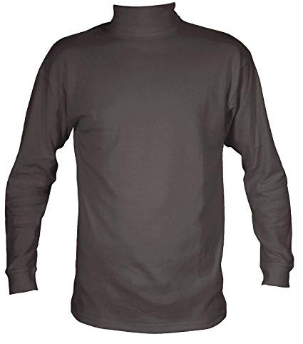 Britwear Mens Roll Neck Thermal Underwear Baselayer T Shirt Top Winter Warm
