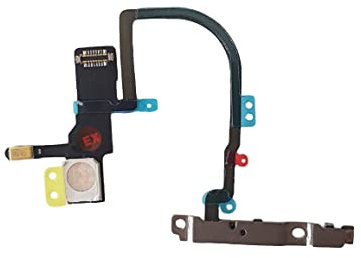 Smartex® Powerflex Kable Ersatzteil kompatibel mit iPhone XS MAX – Integrierten Konnektoren für EIN Aus Schalter