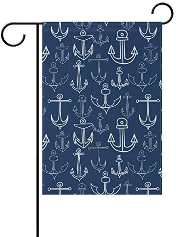 MONTOJ Anker-Flagge, beidseitig Bedruckt, Mehrfarbig, Polyester, 1, 28x40(in)