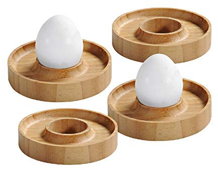 Kesper Eierbecher FSC Bambus, Natur (4er Pack)