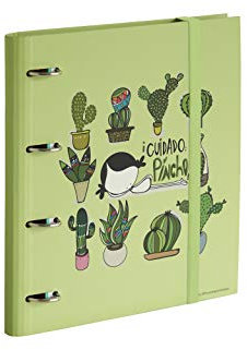 Ringbuch mit 4 Ringen und Ersatzbordüre, Motiv Pincho, Serie Muxote