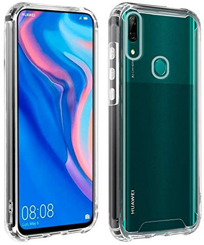 Movilshop Custodia premium antiurto [Huawei P Smart Z] silicone rinforzato trasparente cover case cover trasparente in gel TPU per smartphone