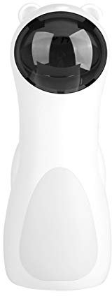 Hylotele cat pointer Cat Toy, Automatic Rotating Pointer for Cats, USB/Battery Charging Operated Pet Training Exercise Chaser Tool with 5 Adjustable Modes (White)
