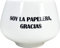 FRANCACOR Papelera CERÁMICA 17 x 13 cms Color Blanco