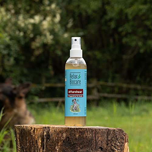 Relax Biocare Aftershear für Hunde 250 ml - Wohltuende Pflege nach der Schur - Für gesunde Haut und glänzendes Fell