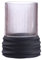 Casablanca Vase à Fleurs décoratif en Verre Marron Hauteur 15 cm