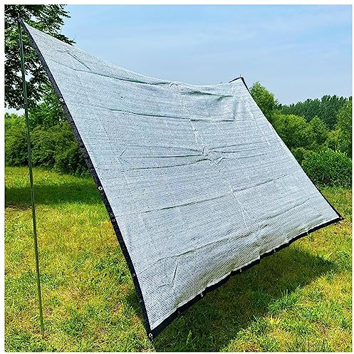 Alunetz Schattennetz Auto, Alu Folie Hitzeschutz Aludecke Alunetz Reduziert Hitze für Auto, Terrasse Sonnenschutz UV-Schutz Sonnenschutz Zelt Garten,für Hunde, Terrasse, Dachgeschoss