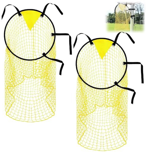 Soccer Top Bins Target Net, 2 Pack Top Bins Football Targets Goal Net, Soccer Target Outdoor Top Bins 45cm/60cm Football Training Goal Target for Shootings Accuracy Training Practice Equipment