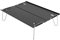 Campingtisch aus Aluminiumlegierung, Outdoor-Picknicktisch, Klappbarer Campingtisch, Leichter Esstisch, Schwarz Für Wandern, Camping, Strand, Rucksackreisen