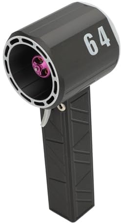 Annadue Ventilatore Violento per Auto, X64 Mini Turbo, Spinta Motore Senza Spazzole 1,4 kg/s velocità del 135 M/s Ventola Potente, Potente Ventola per Condotto da 1000 W, (Spina