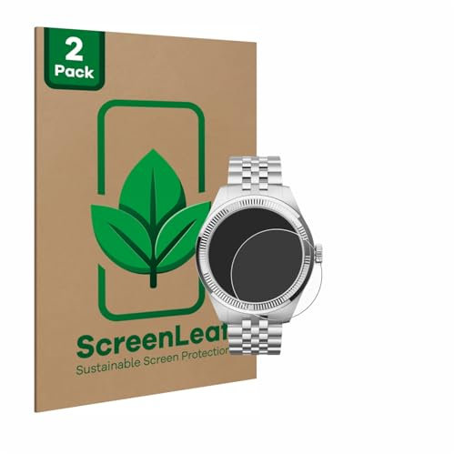 ScreenLeaf (2 Stück Schutzfolie für Withings ScanWatch Nova Brilliant (39 mm) [nachhaltiger Displayschutz, Folie, transparent, kratzfest]