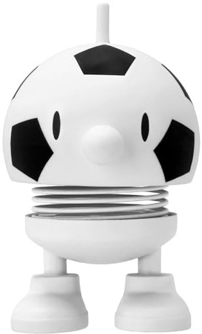 Hoptimist Fußball Bumble, Fussball Deko und Gadget fürs Kinderzimmer, Büro und Zuhause, Geschenk oder Geburtstag Deko, Höhe 7,6 cm, Durchm. 5,8 cm