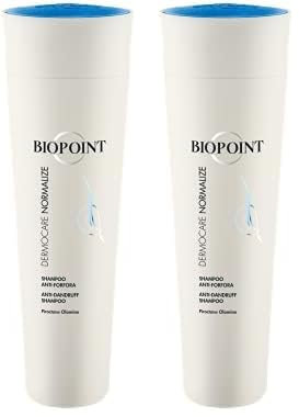 Biopoint Dermocare Normalize - Shampoo Antiforfora per Capelli con Forfora Secca e Grassa, Azione Detergente e Normalizzante, Dona Capelli Puliti e Sani, 200 ml (Confezione da 2)