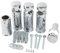 Elegant Radiators-Set de Soportes Universales Cromados Para Radiador Toallero