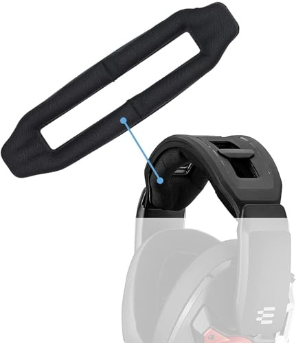 Ersatz-Ohrpolster für Sennheiser GSP 670 GSP 500 GSP 600 Gaming Headset, Proteinleder Schwamm Weiches Atmungsaktiv Ersatzpolster Kopfhörer-Hülle mit Schnalle (Bügelpolster,1:1)