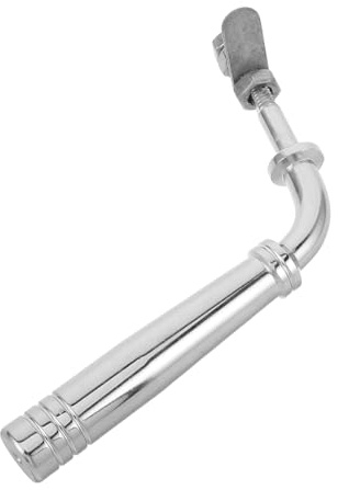 ABOOFAN Maniglia in Acciaio Inox per Porta Stufa a Legna, Ricambio Resistente al Calore Design Vintage, Accessorio per Braciere e Utensili Caminetto, Compatibile per Uso Interno ed
