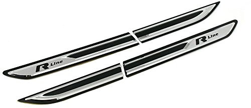 Volkswagen 3G8853688 3G8853689 R-Line Plaketten seitlich Tuning Emblem Kotflügel Tür chrom Zierleisten