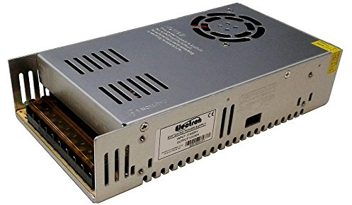 Alimentatore trasformatore 12V DC 30A 30000mA stabilizzato trimmer switching 360W 350W 220V 110V grigliato metallico strisce striscia led strip telecamera videocamera monitor switch 12Vdc 12Vcc
