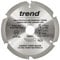 Trend PCD Fibre Cement Circular Saw Blade, 190mm Diameter, 30mm Bore, 6 Teeth, 2.2mm Kerf, +12° Hook, PCD, Coarse Finish, PCD/FSB/1906