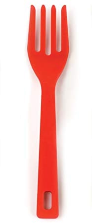 RSVP International EFF-RD Silicone Flexible Fork, Kitchen, Red