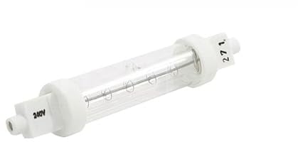 I/R 240V 200W 117mm R7s Jacketed Clear