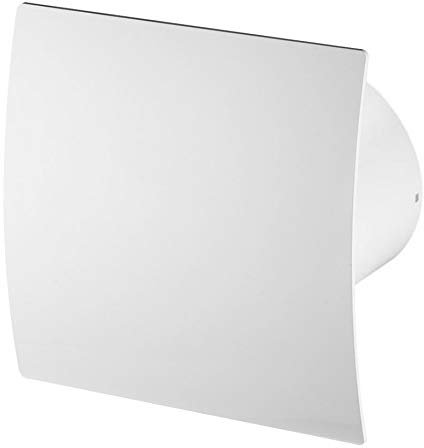 Awenta 125mm Standard Extractor Fan White ABS Front Panel ESCUDO Wall Ceiling Ventilation
