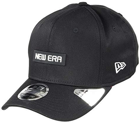 New Era 9Fifty Stretch Cap Rubber Badge Black/Black - S-M (6 3/8-7 1/4)