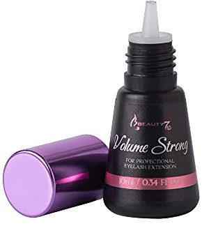 Volume Strong Individual Lash Glue Black 1-2 seconds Fast Drying for Eyelash Extensions 10ml Professional Use Only