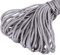 King of Trade Paracord 550 Fallschirmschnur Schnüre Nylonleine 4 mm stark, 10 m lang Farbe hell grau