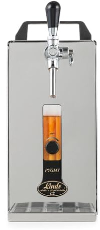 ich-zapfe.de Komplett Set - Zapfanlage, Bierzapfanlage PYGMY 25/K mit Membranpumpe, 1-leitig Trockenkühlgerät aus Edelstahl, 35 Liter/h, Green Line, Zapfkopf:Dreikant