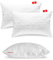 Softimi Gestepptes Premium Kissen 2er Set 30x50 cm Antiallergisch - Anti-Milbe - Geruchlos sofort verwendbar - Mit Härteeinstellung (2er Set 30x50 cm)