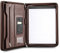 Cossini Premium Business Portfolio with Zipper – Padfolio - Superior Business Impressions Begin with PU Vegan Leather, 10.1 Inch Tablet Sleeve, Smart Storage, Solar Calculator, Writing Pad - Brown